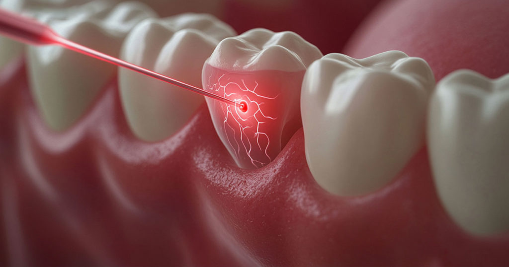 nervio dental inflamado