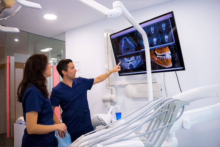 injerto de hueso y membrana dental